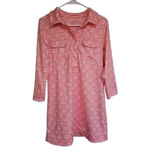 Vineyard Vines Women's Printed Sankaty Margo Polo Dress Small